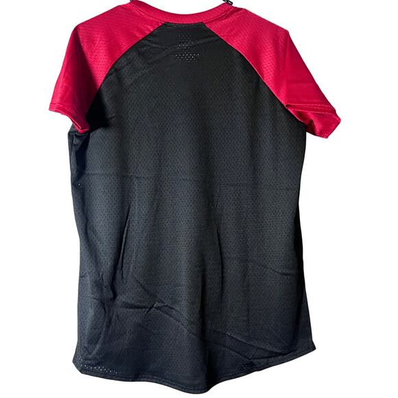 MLB Arizona Diamondbacks Women’s Jersey Top M Black Red  Genuine Merchandise - Picture 2 of 7